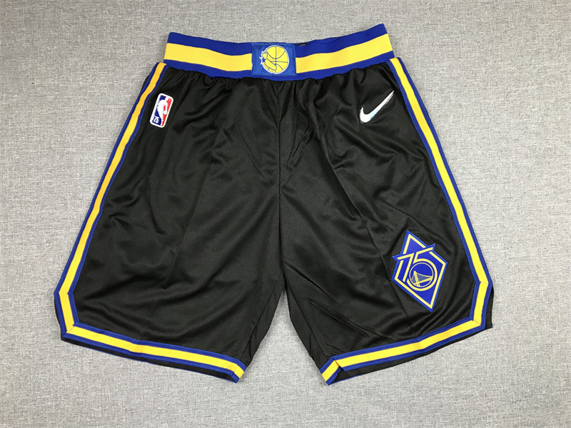 Men 2022 NBA Men Golden State Warriors black shorts